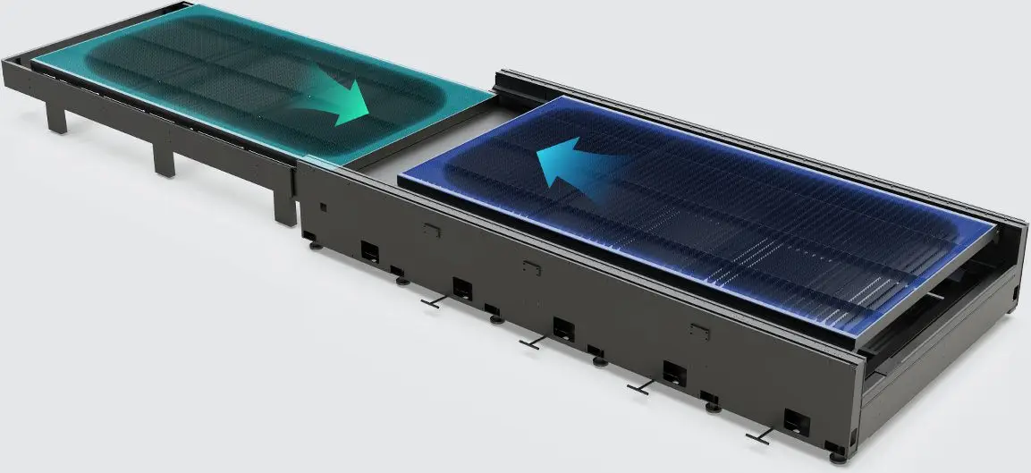 Dual-position exchange table