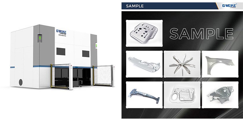 3D five-axis fiber laser cutting machine