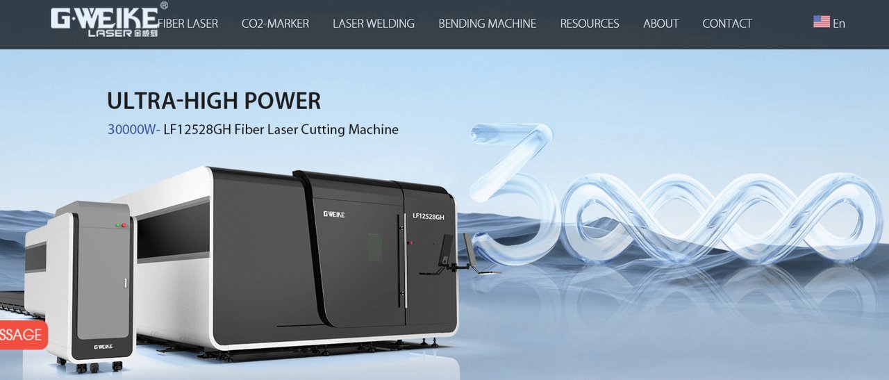 G.Weike laser cutting machine